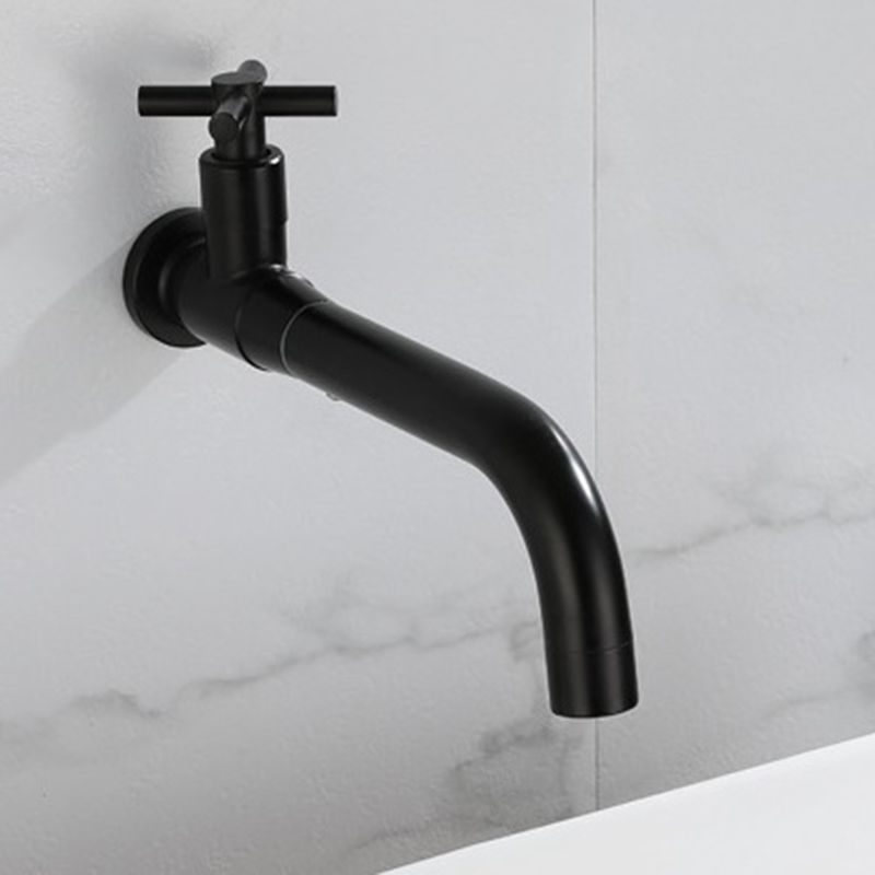 Moderní nástěnná koupelnová baterie z nerezové oceli s otočným výtokem a jednou rukojetí – elegantní design