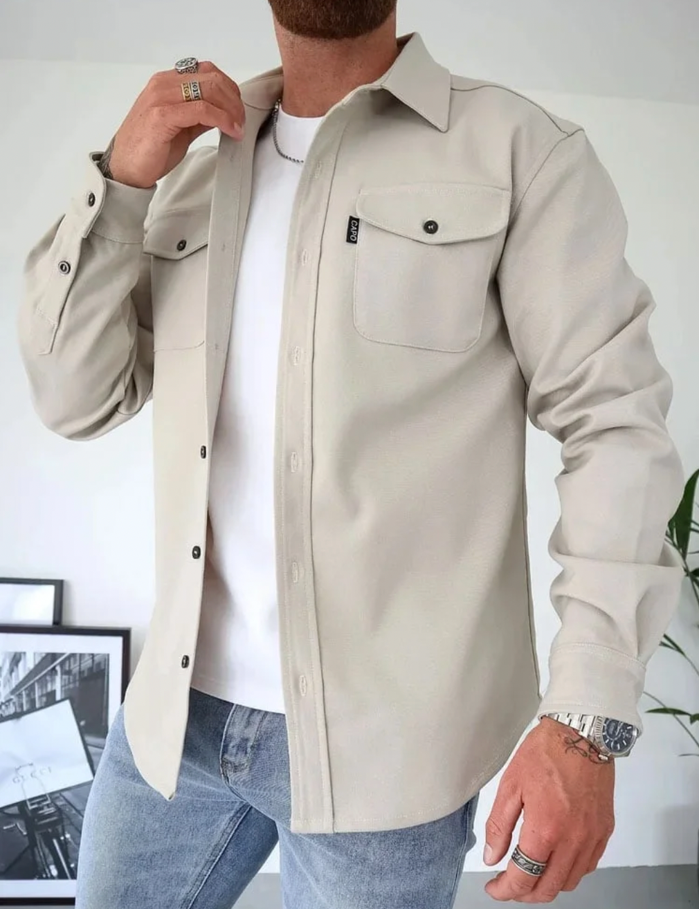 Moderní stylová pánská košile