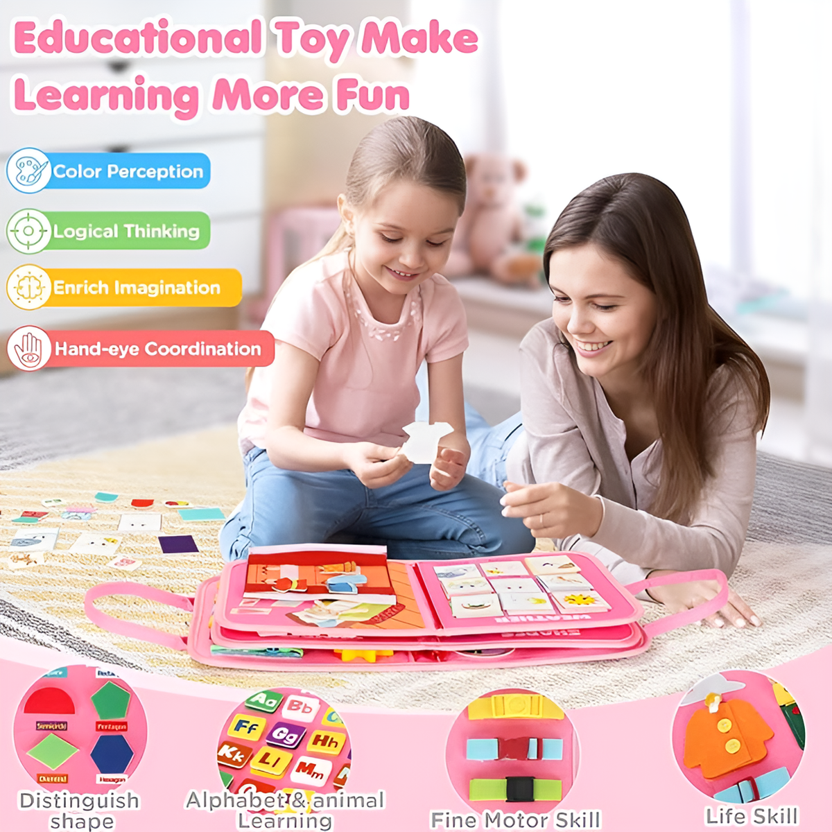 Montessori busy board – vylepšená edice