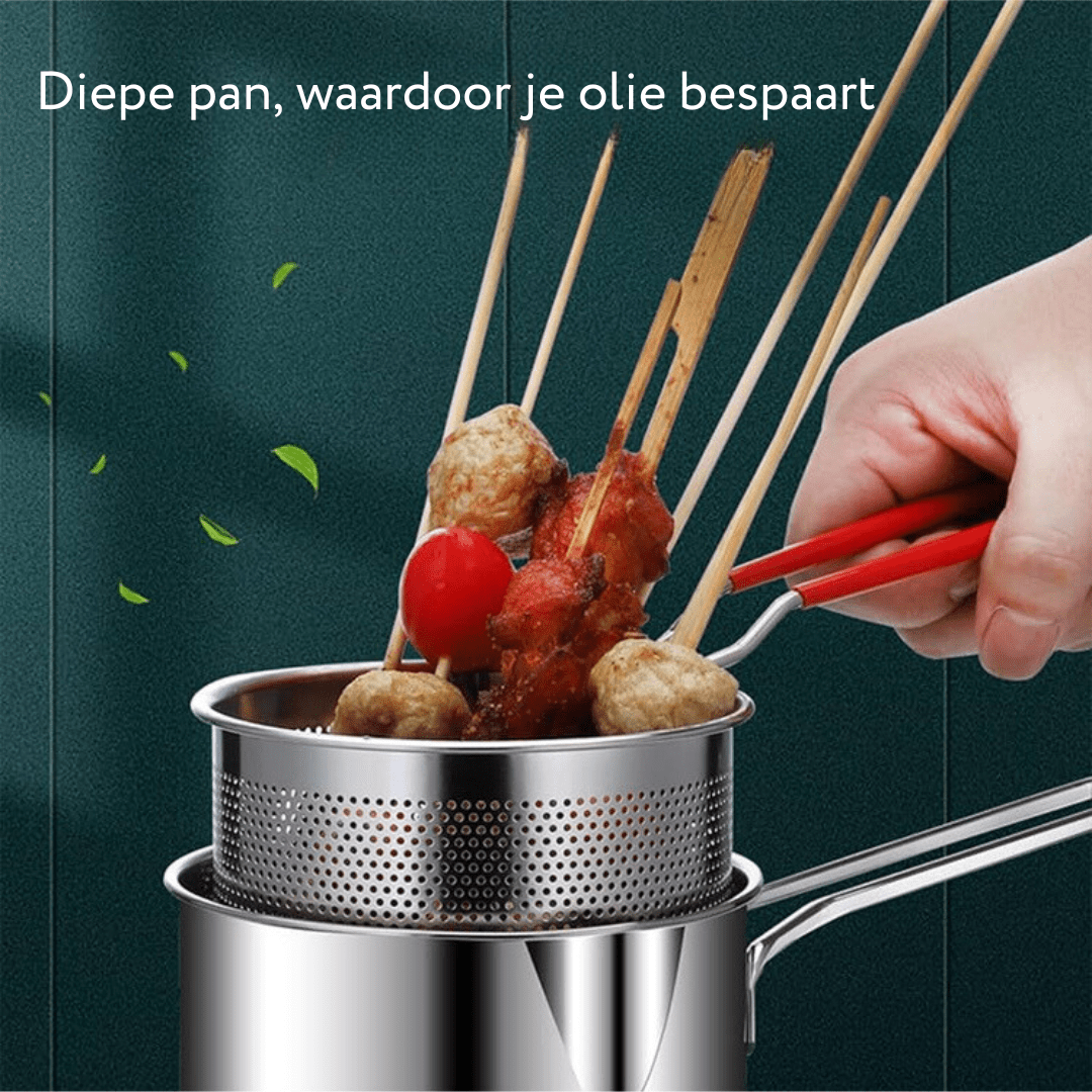 Multifunkční fritéza z nerezové oceli