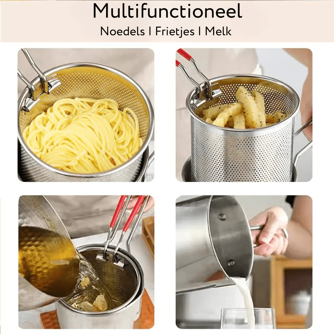 Multifunkční fritéza z nerezové oceli