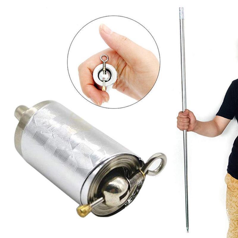 Multifunkční nerezová obranná tyč – lehká a kompaktní, roztažitelná od 5 cm do 110 cm