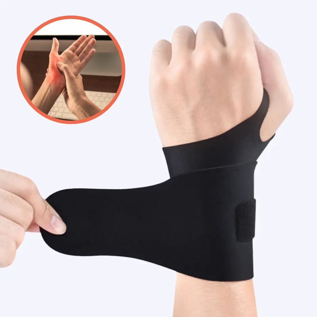 Nastavitelná bandáž zápěstí pro úlevu od bolesti