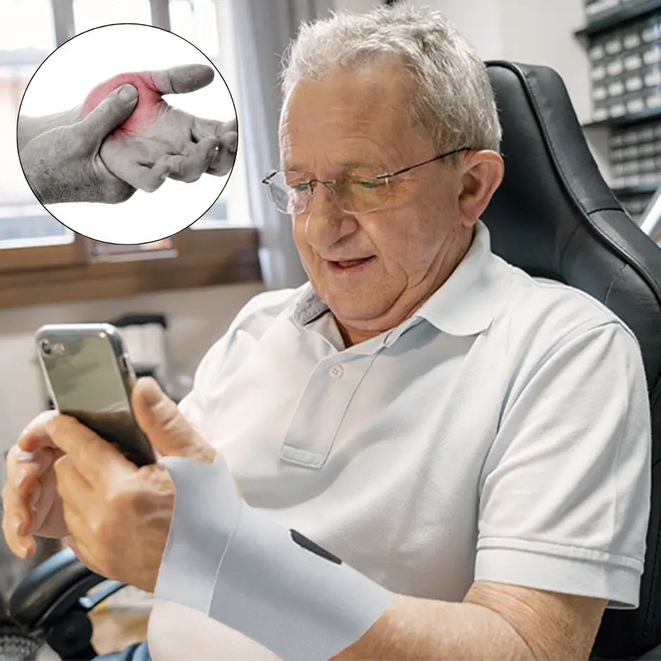 Nastavitelná bandáž zápěstí pro úlevu od bolesti