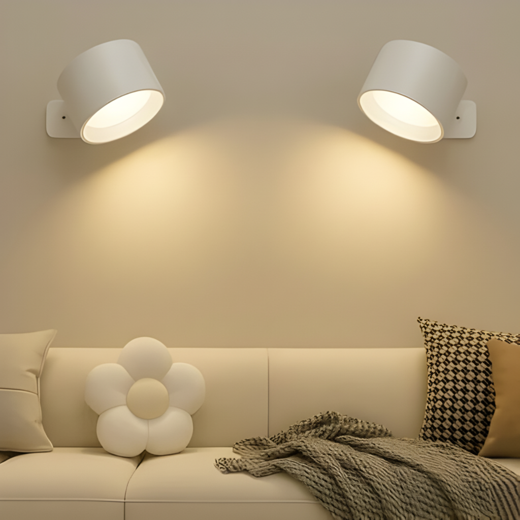 Nastavitelná magnetická LED nástěnná lampa Dobíjecí
