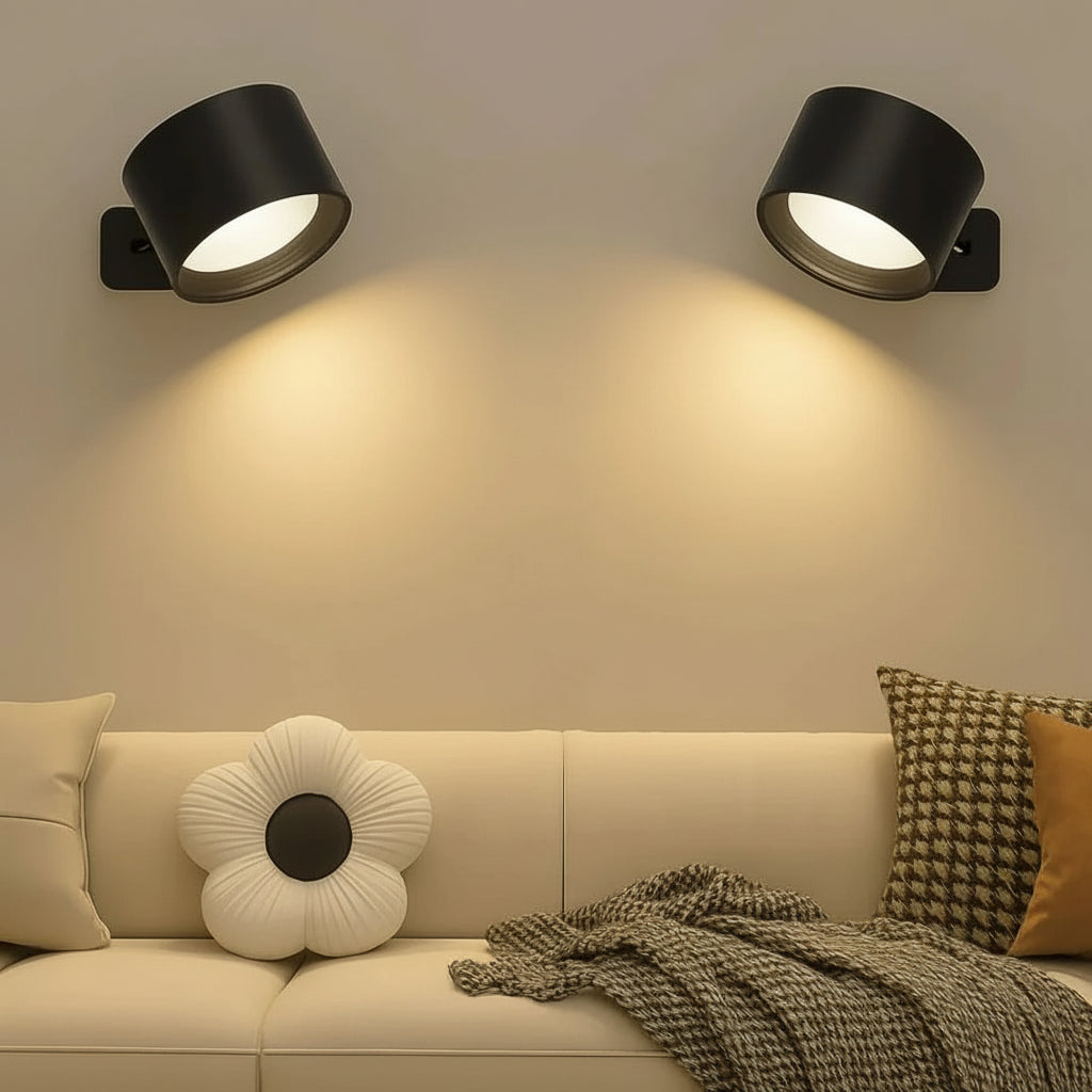 Nastavitelná magnetická LED nástěnná lampa Dobíjecí