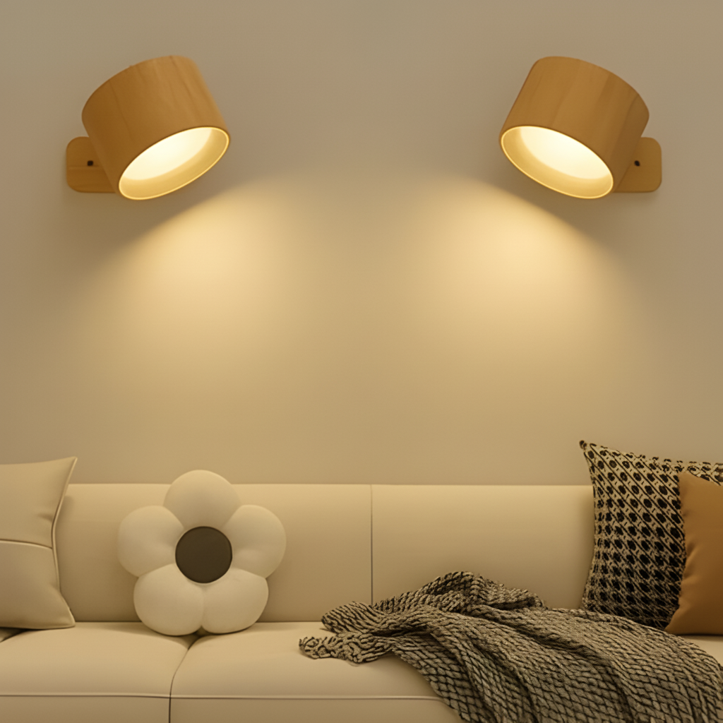 Nastavitelná magnetická LED nástěnná lampa Dobíjecí