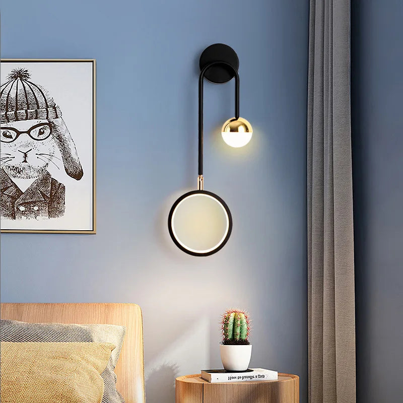 Nástěnná lampa Orbis | Moderní severský design s LED