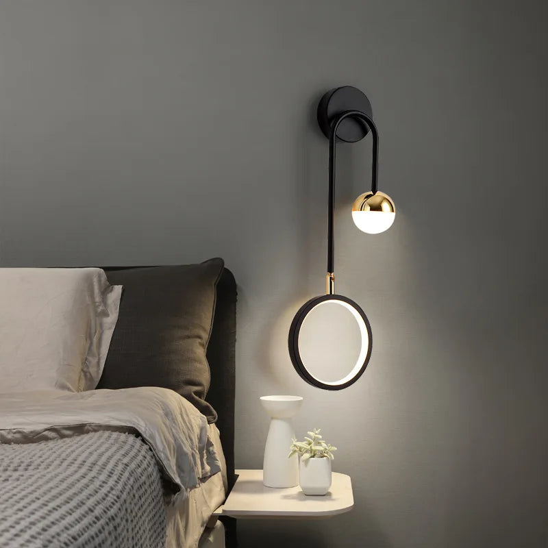 Nástěnná lampa Orbis | Moderní severský design s LED