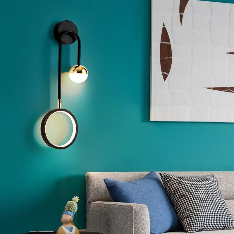 Nástěnná lampa Orbis | Moderní severský design s LED