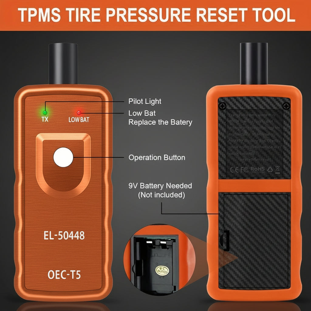 Nástroj pro resetování TPMS – bezdrátové zařízení pro párování snímačů tlaku v pneumatikách