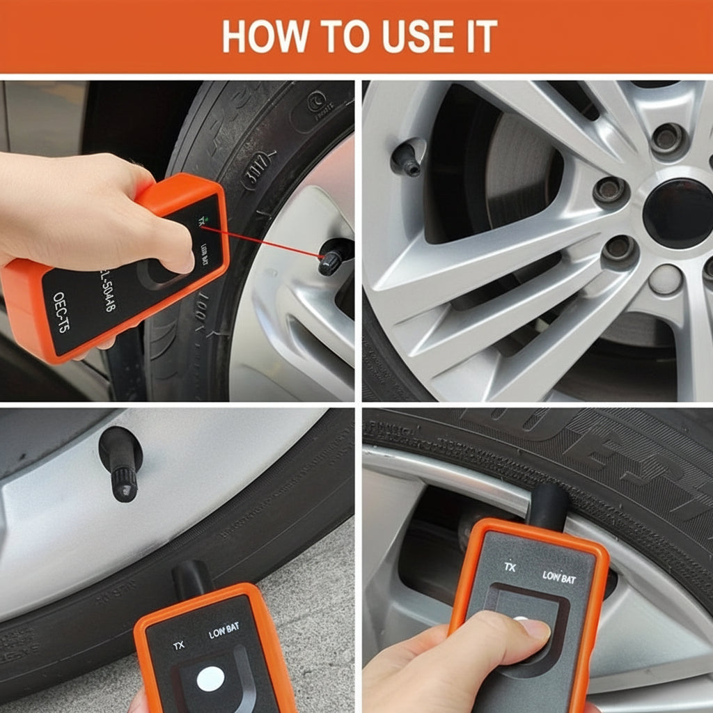 Nástroj pro resetování TPMS – bezdrátové zařízení pro párování snímačů tlaku v pneumatikách