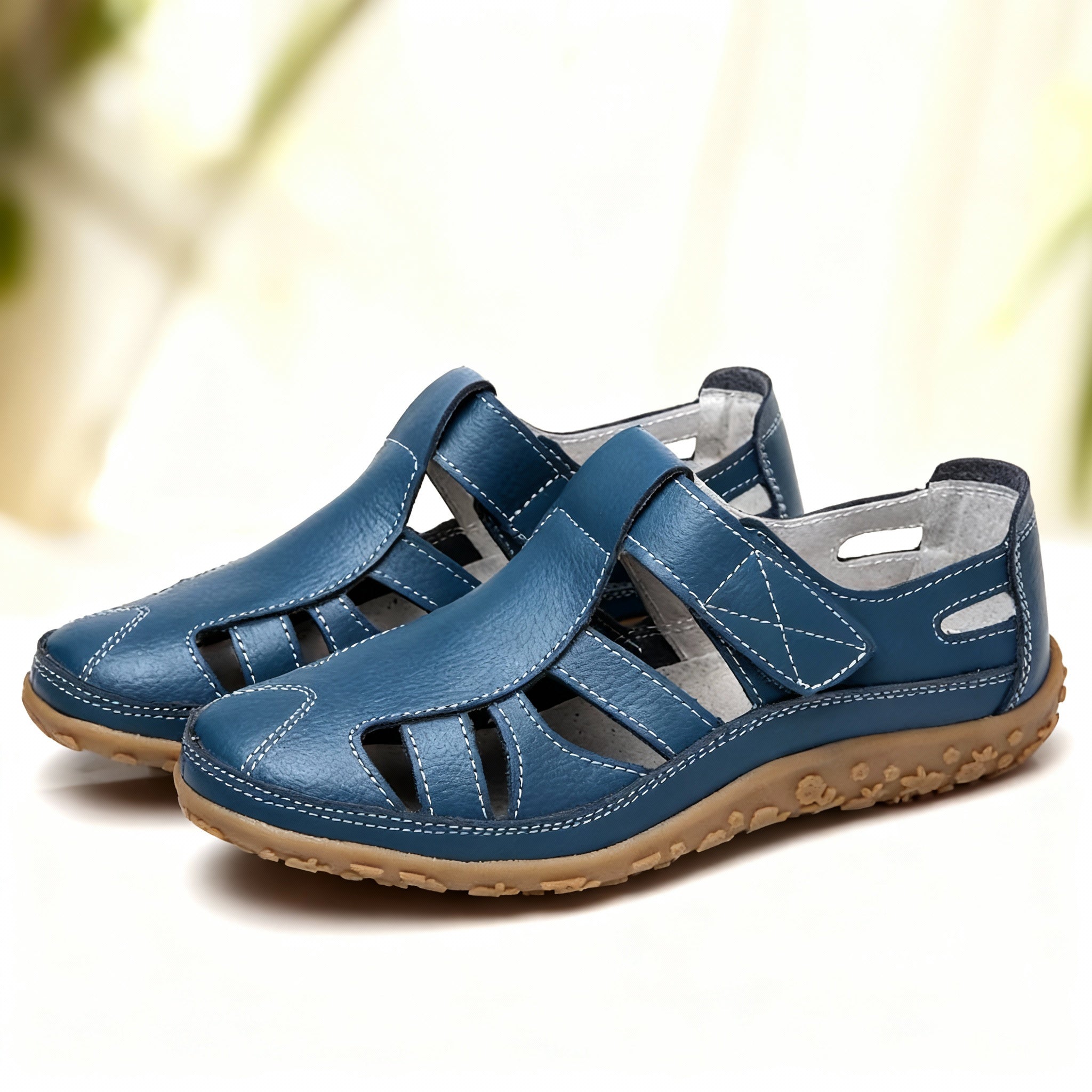 Ortopedické retro sandály | Protiskluzové