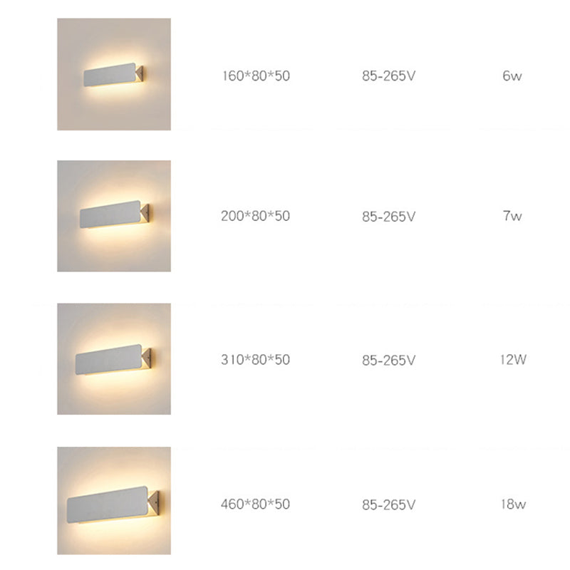 Otočné kovové vnitřní LED nástěnné svítidlo, bílé