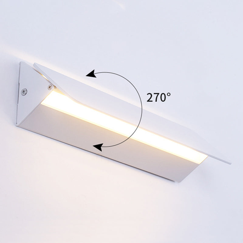 Otočné kovové vnitřní LED nástěnné svítidlo, bílé