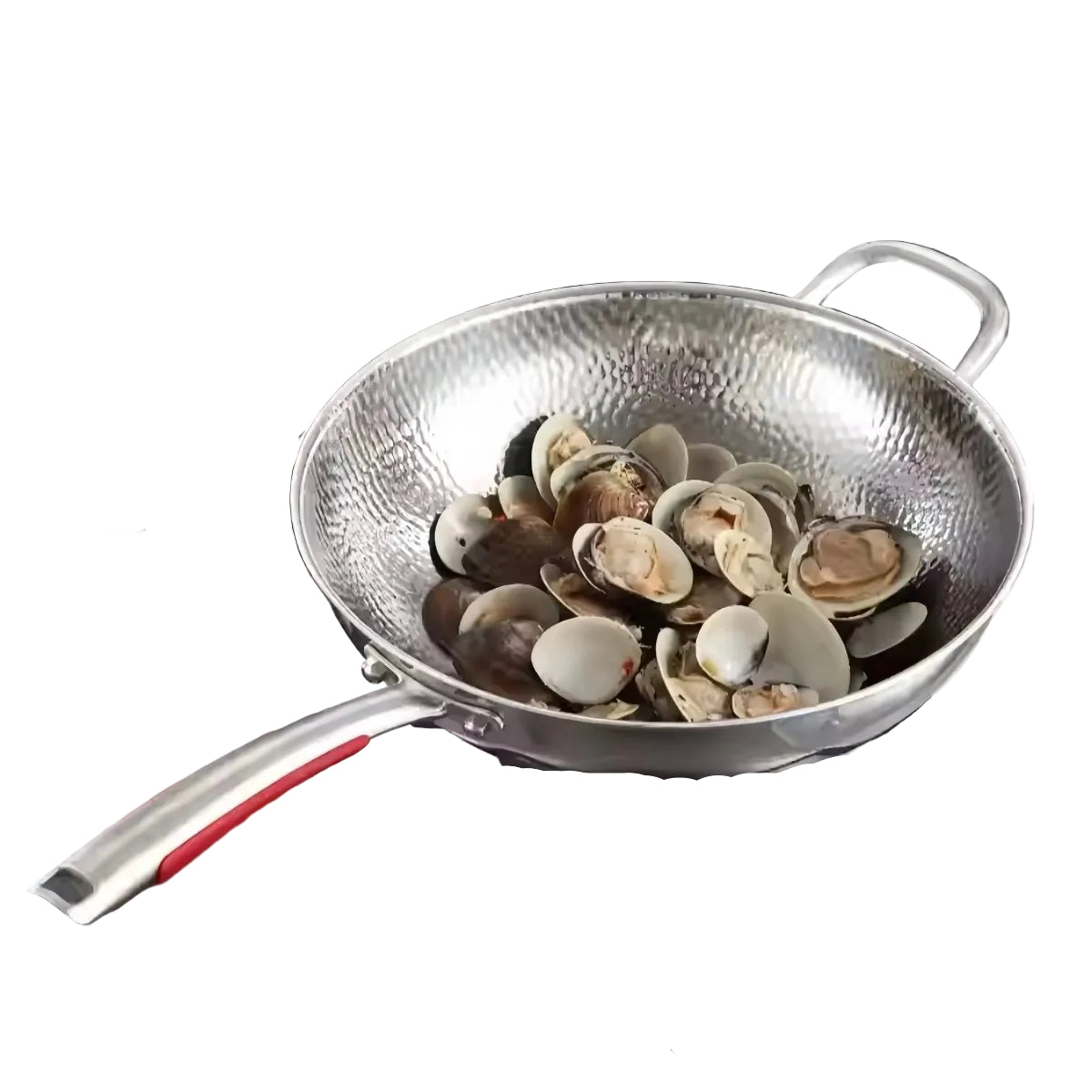 Pánev Wok s Kulatým Dnem na Indukci 32 cm – Ideální na Restování a Smažení