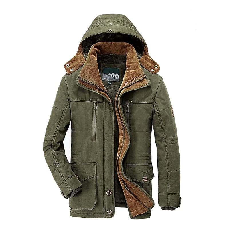 Pánská bunda parka s kapucí