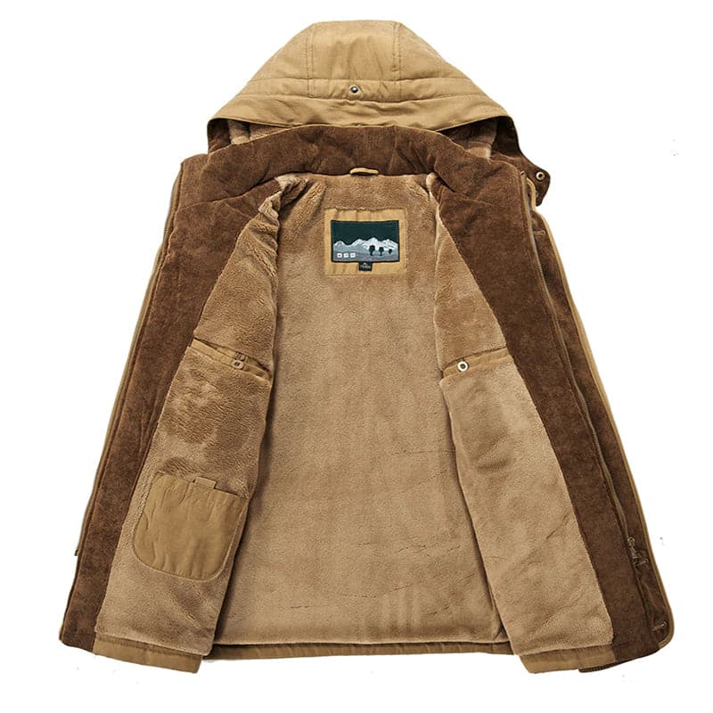Pánská bunda parka s kapucí