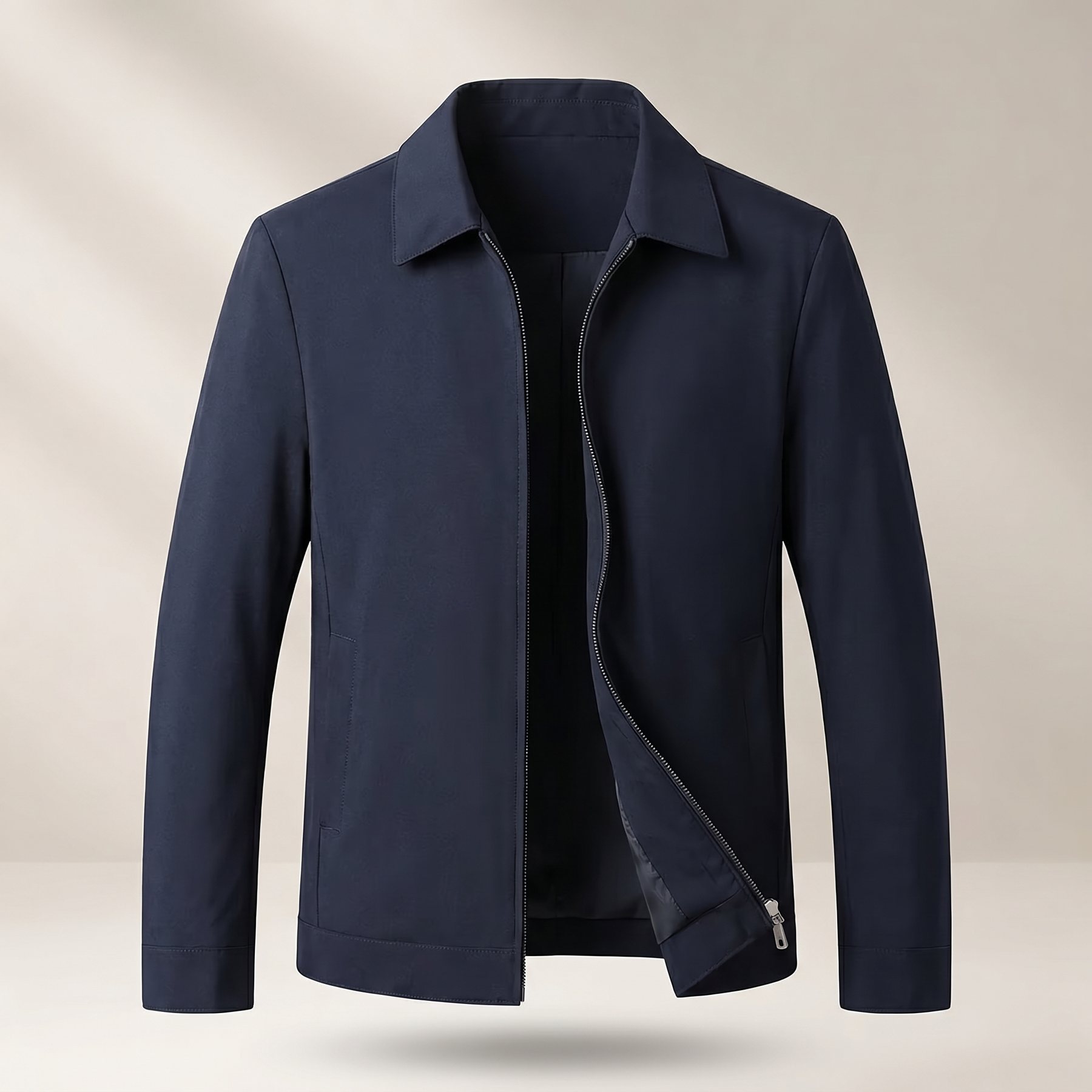 Pánská bunda z prémiové směsi vlny | Elegantní smart-casual elegantní svrchní oděv