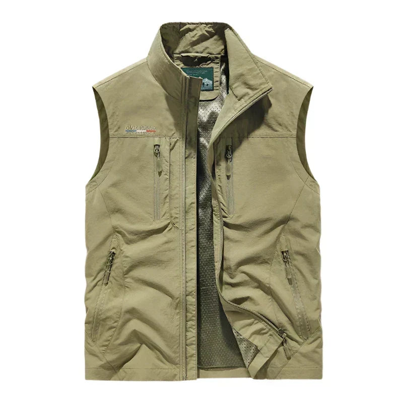 Pánská lehká outdoorová vesty na zip