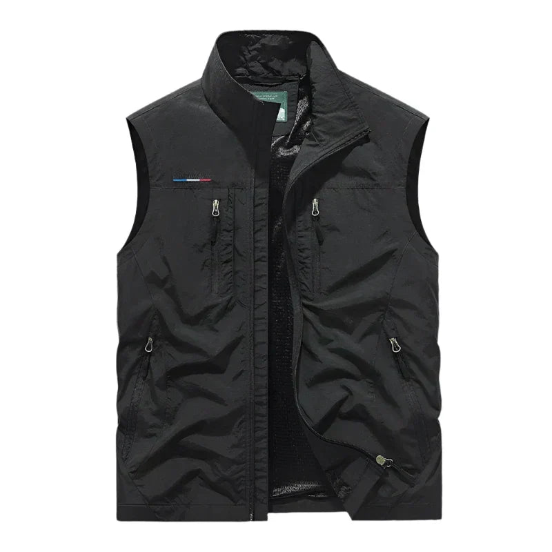 Pánská lehká outdoorová vesty na zip