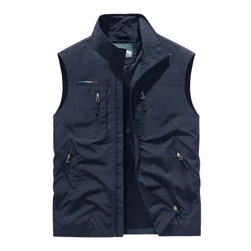 Pánská lehká outdoorová vesty na zip