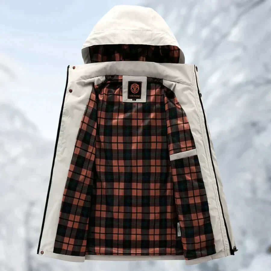 Pánská nepromokavá prošívaná bunda