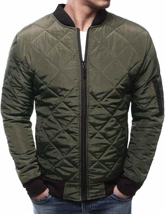 Pánská prošívaná bunda bomber