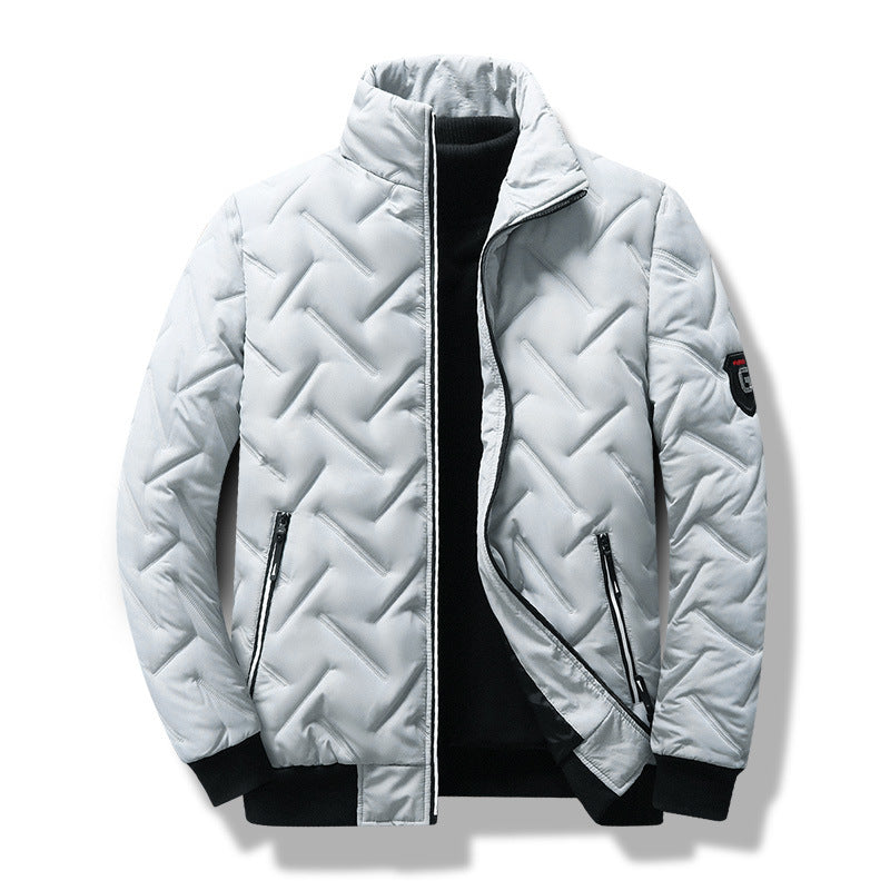 Pánská prošívaná bunda - stylová a moderní v střihu slim fit