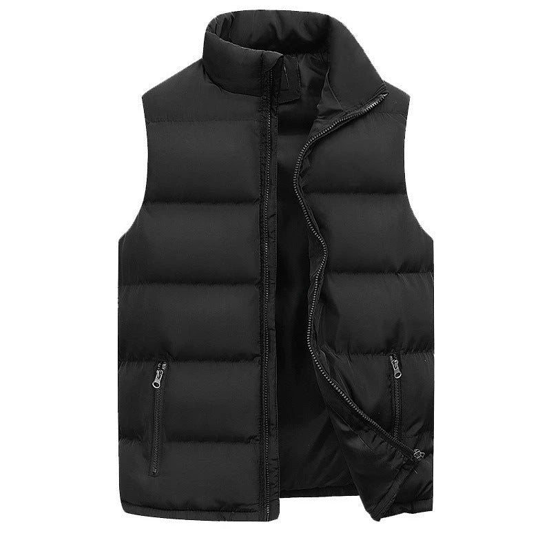 Pánská prošívaná vestička na zip