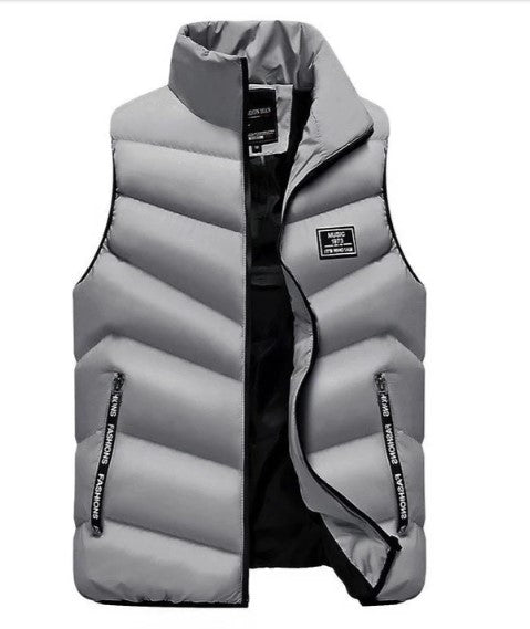 Pánská prošívaná vestová bunda