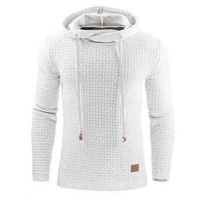 Pánská zimní mikina s kapucí v střihu slim fit