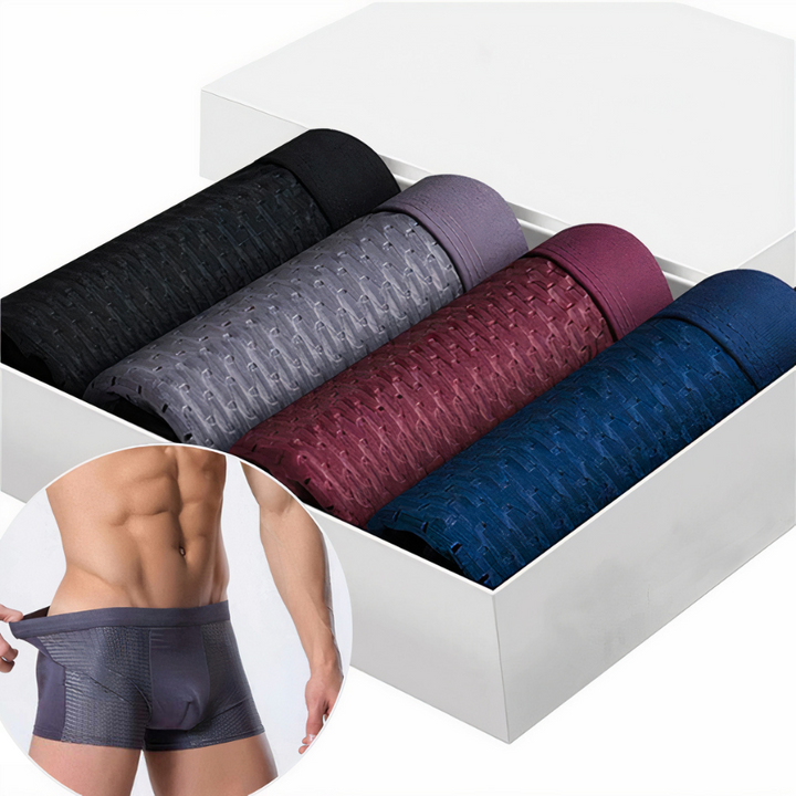 Pánské bambusové boxerky (sada 10 ks)