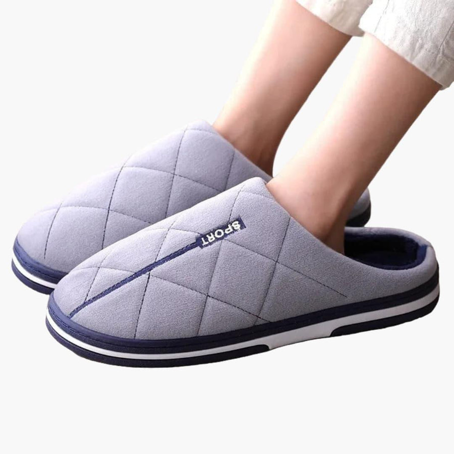 Pánské domácí papuče s uzavřenou špičkou a Polstrovaným vnitřkem