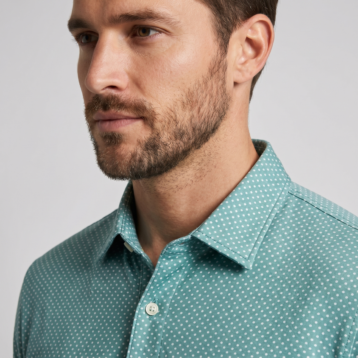 Pánské golfové polo tričko | Odvádějící vlhkost UPF 50+ | Polyester a spandex