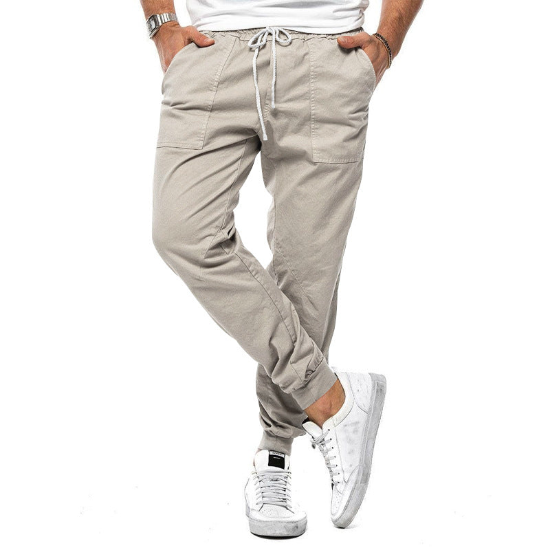 Pánské kalhoty jogger střihu slim fit