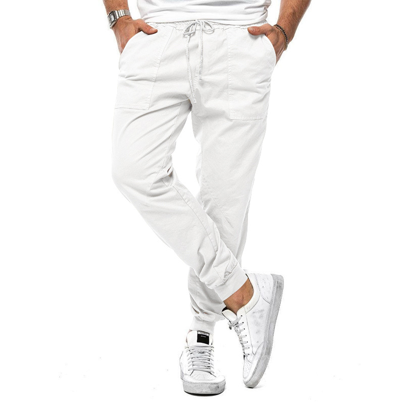 Pánské kalhoty jogger střihu slim fit