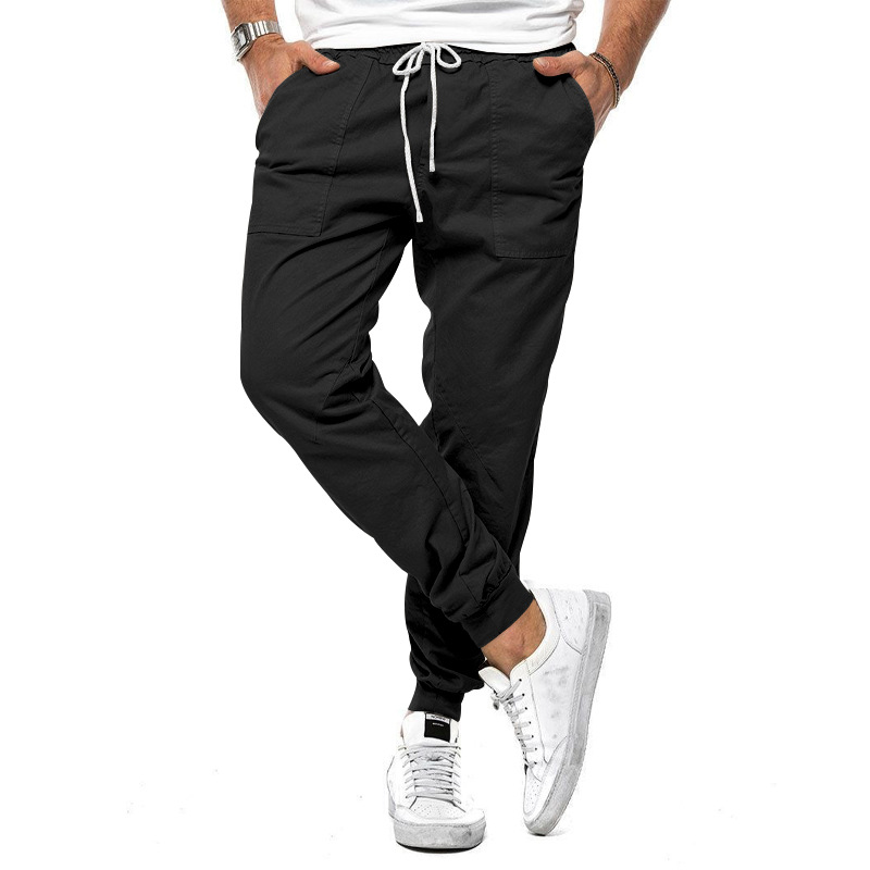 Pánské kalhoty jogger střihu slim fit