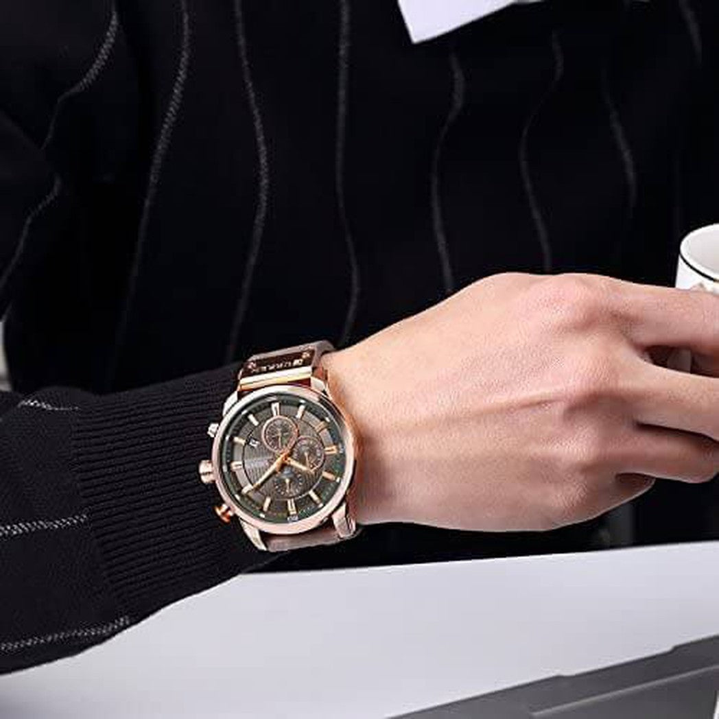Pánské náramkové hodinky s chronografem