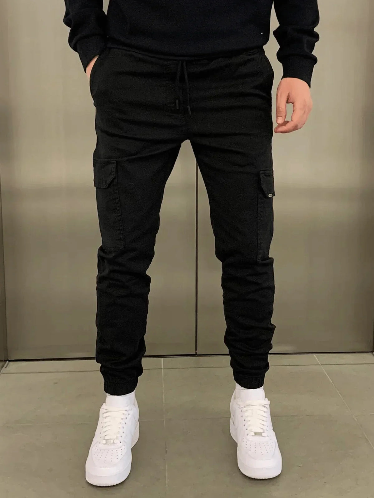 Pánské slim-fit cargo kalhoty