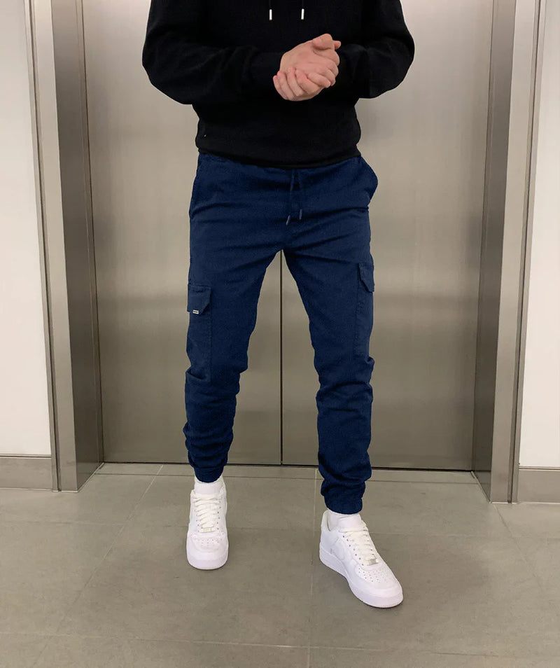 Pánské slim-fit cargo kalhoty
