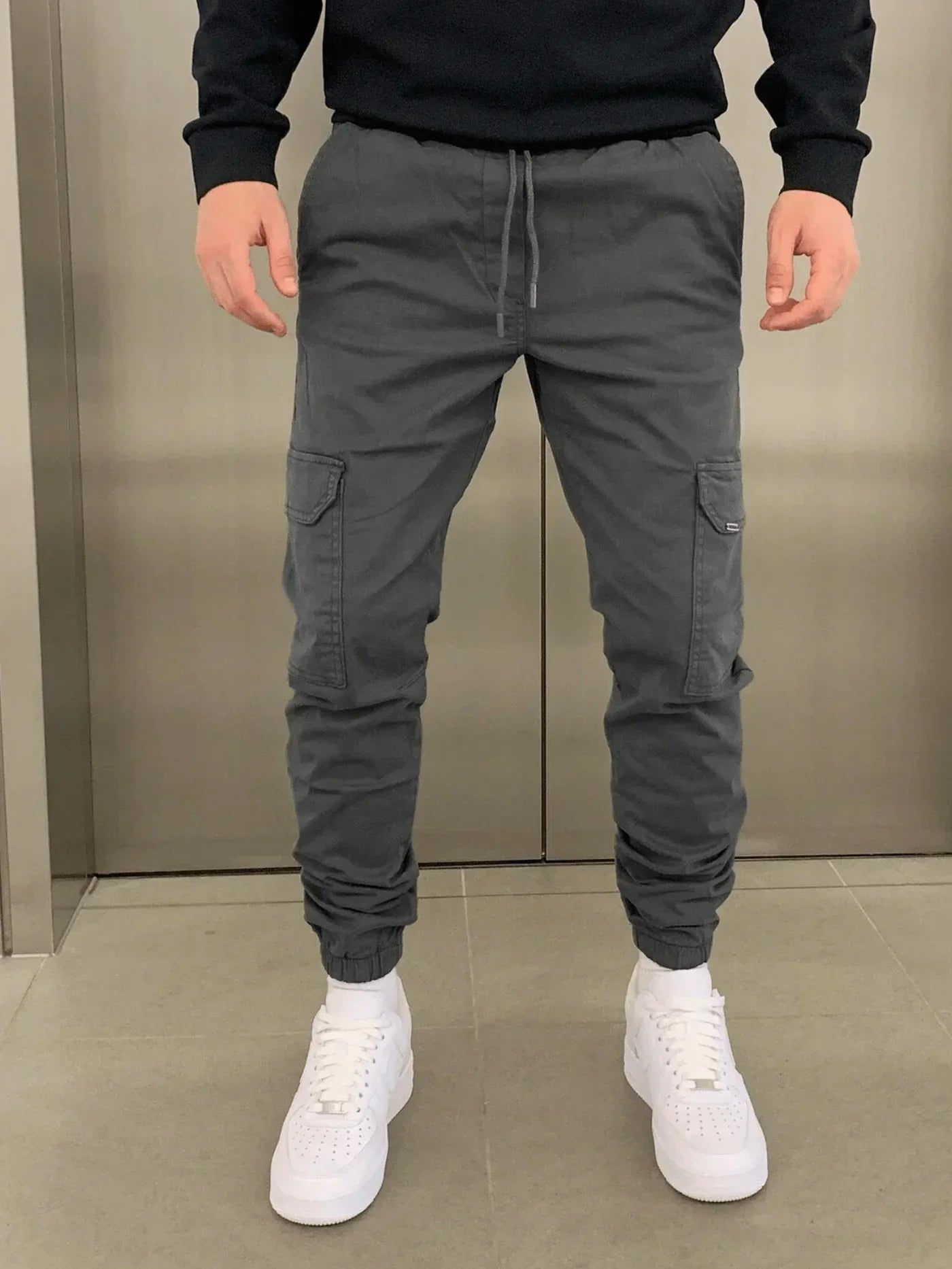 Pánské slim-fit cargo kalhoty