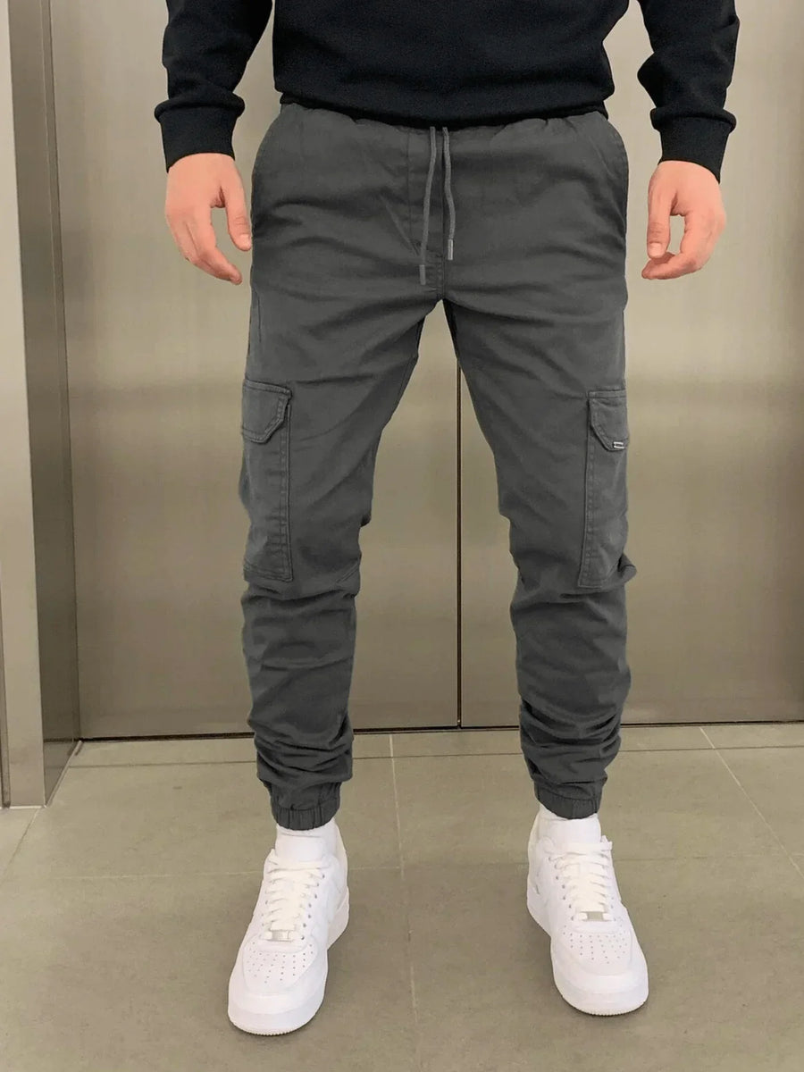 Pánské slim-fit cargo kalhoty
