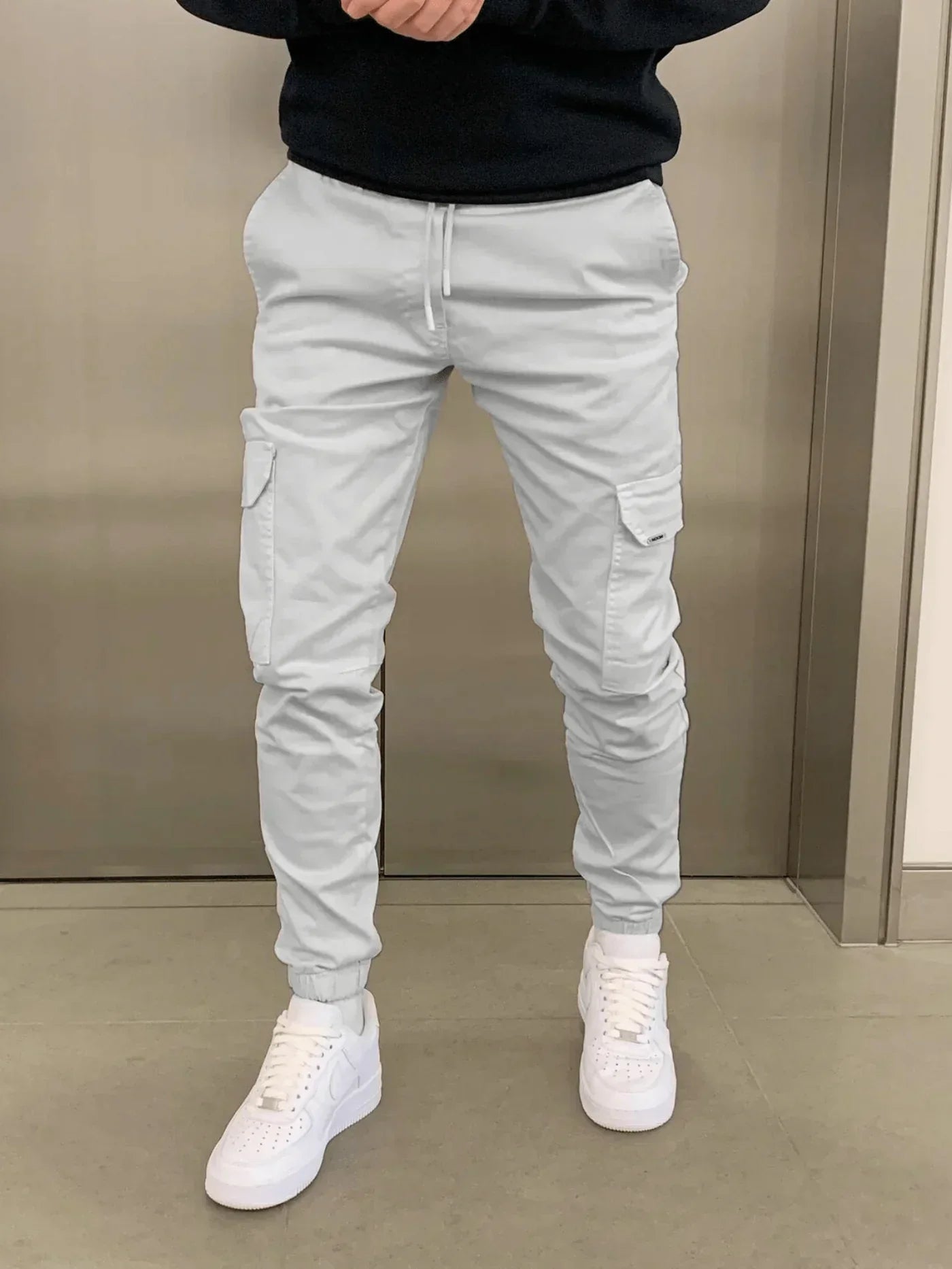 Pánské slim-fit cargo kalhoty