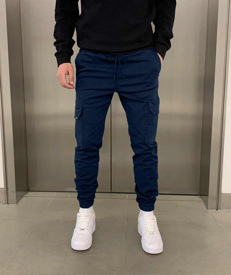 Pánské slim-fit cargo kalhoty