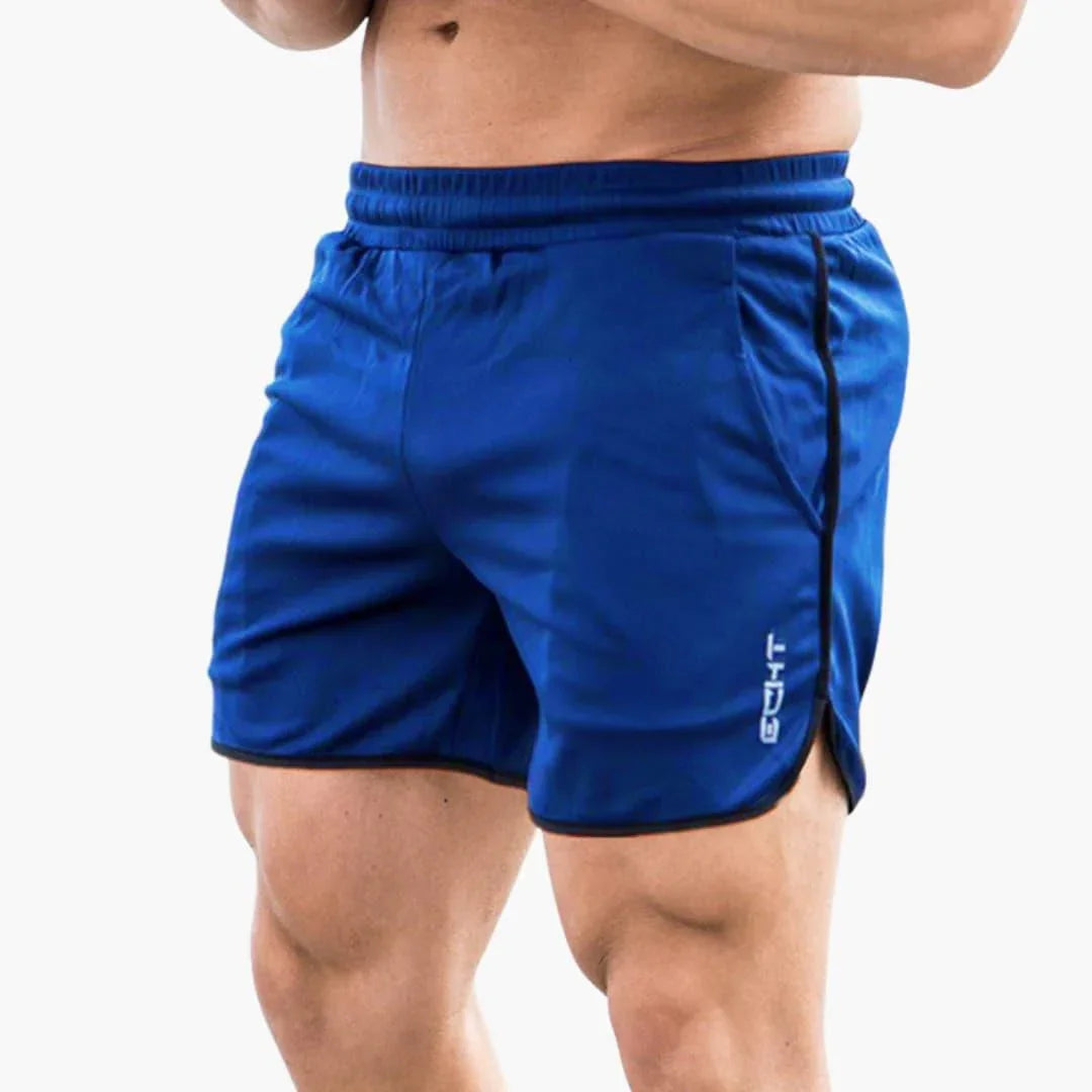 Pánské sportovní kraťasy s kapsami na fitness a běh