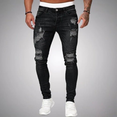Pánské trhané skinny džíny