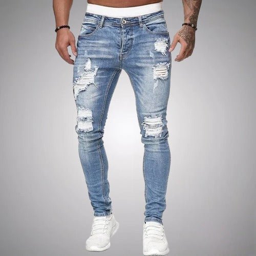 Pánské trhané skinny džíny