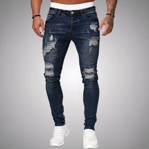 Pánské trhané skinny džíny