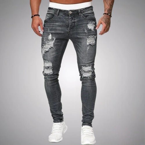 Pánské trhané skinny džíny